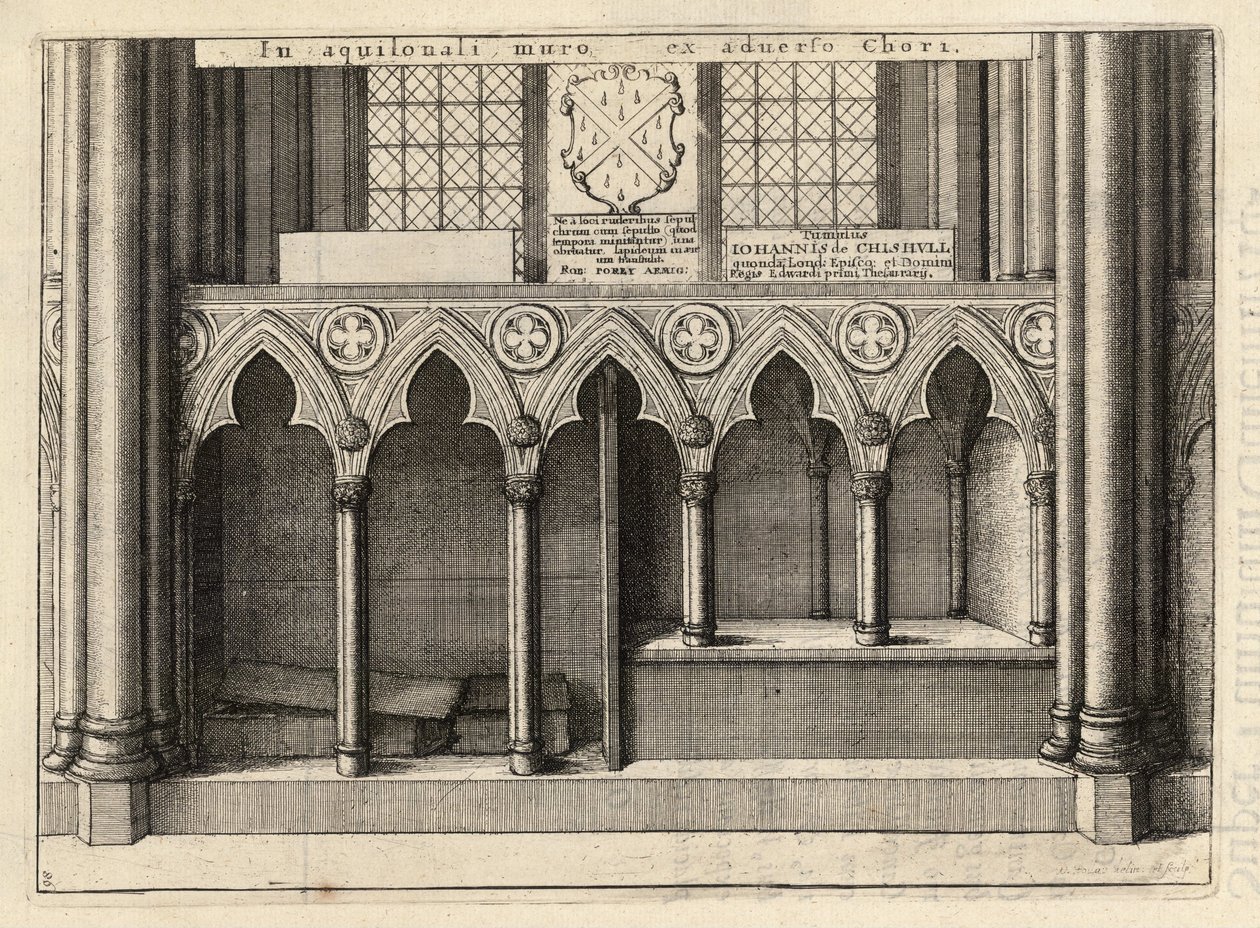 Chishull (Monument) by Wenceslaus Hollar