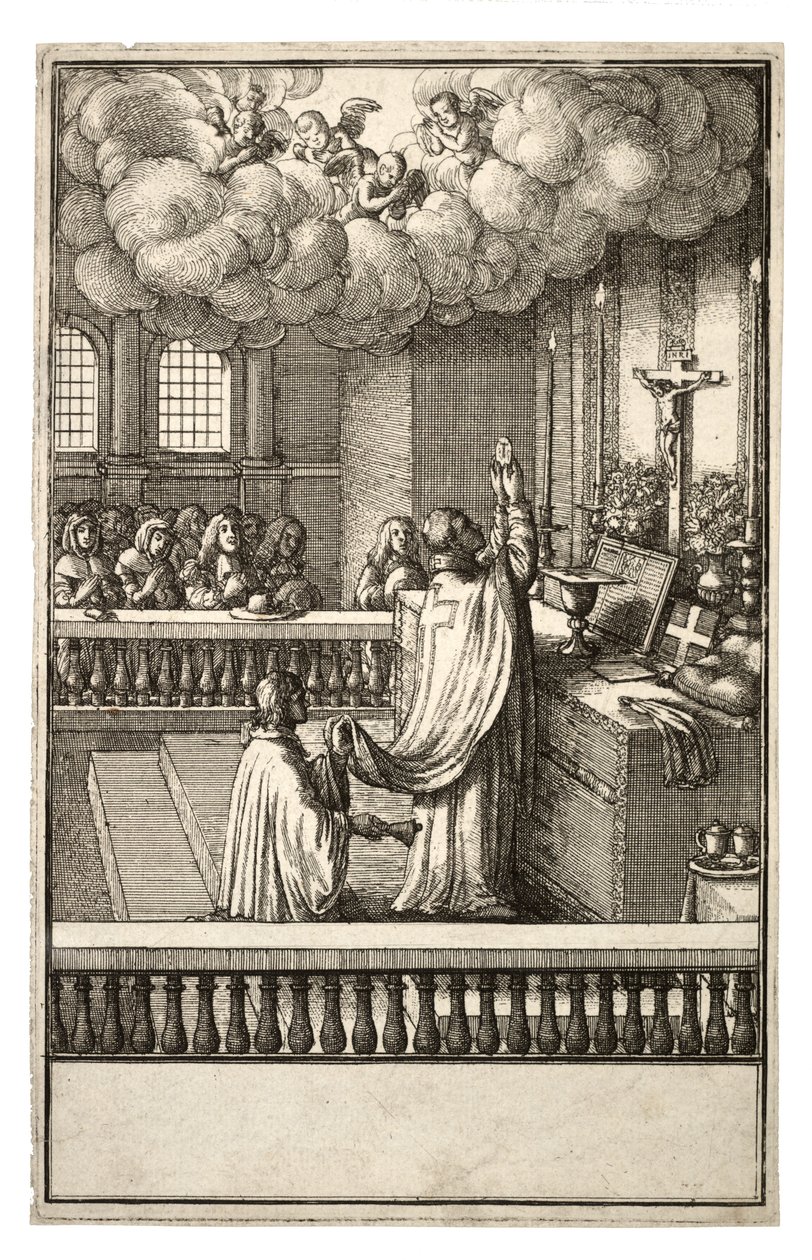 Elevation of the Host by Wenceslaus Hollar