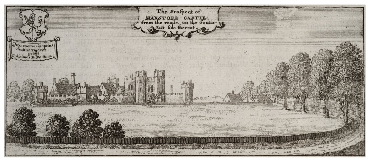 Maxstoke by Wenceslaus Hollar