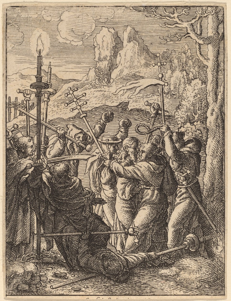 Jesus Taken by Wenceslaus Hollar