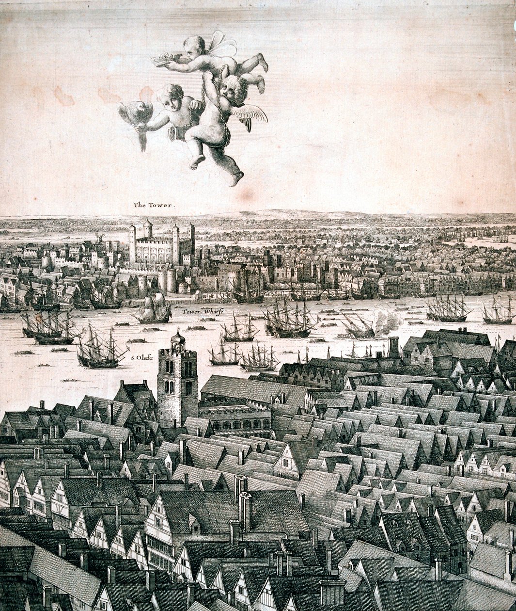 Panoramic View of London by Wenceslaus Hollar