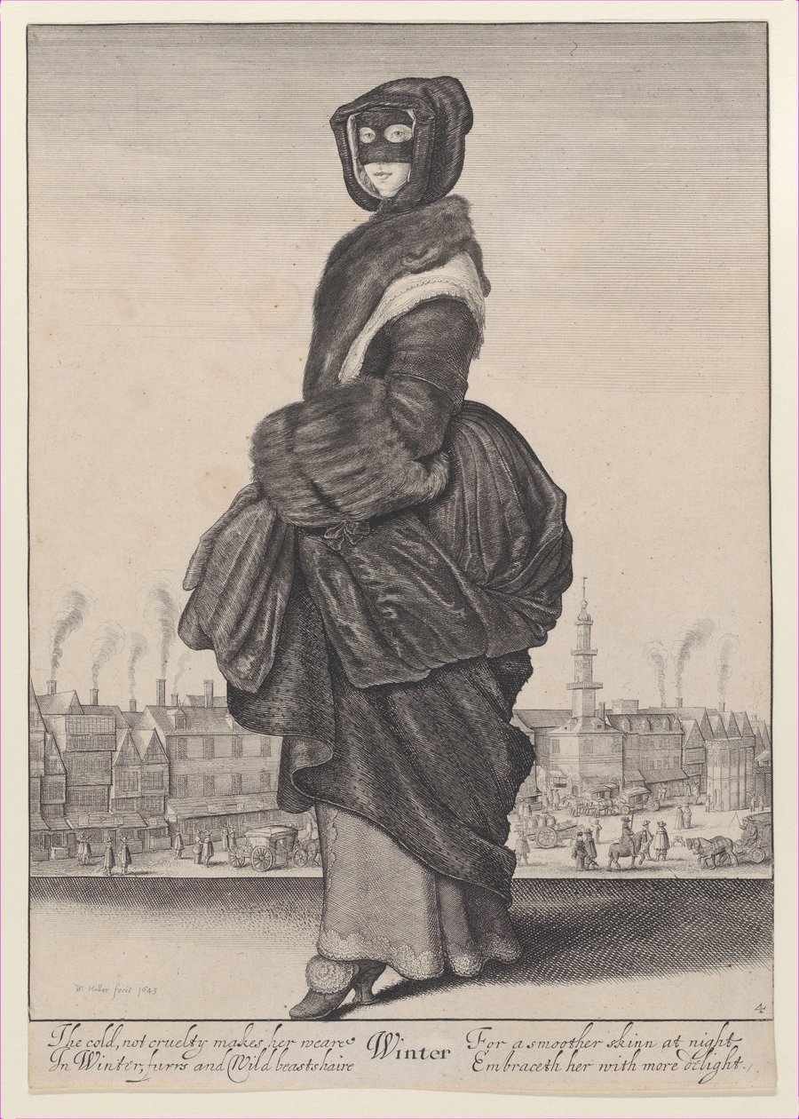 Winter (from The Seasons) by Wenceslaus Hollar