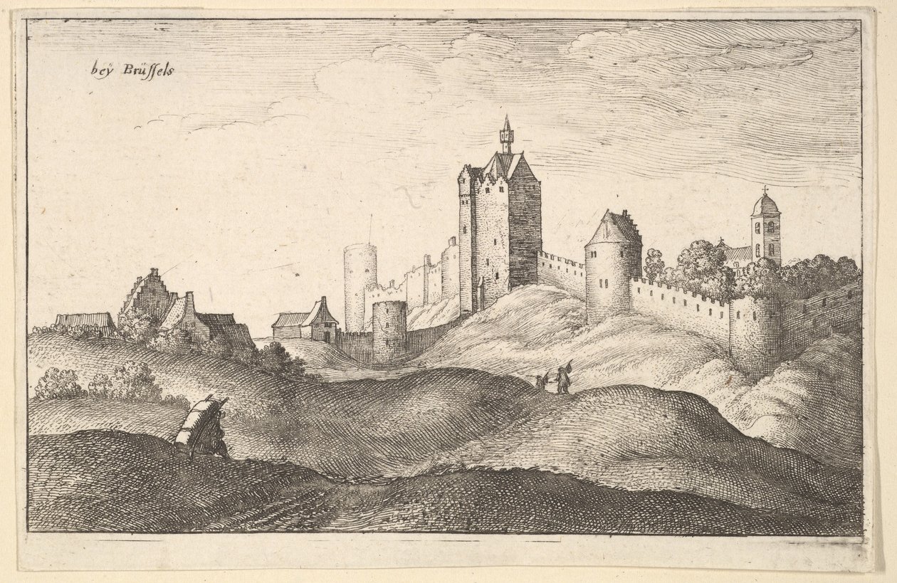 Brussels, ca. 1643 by Wenceslaus Hollar