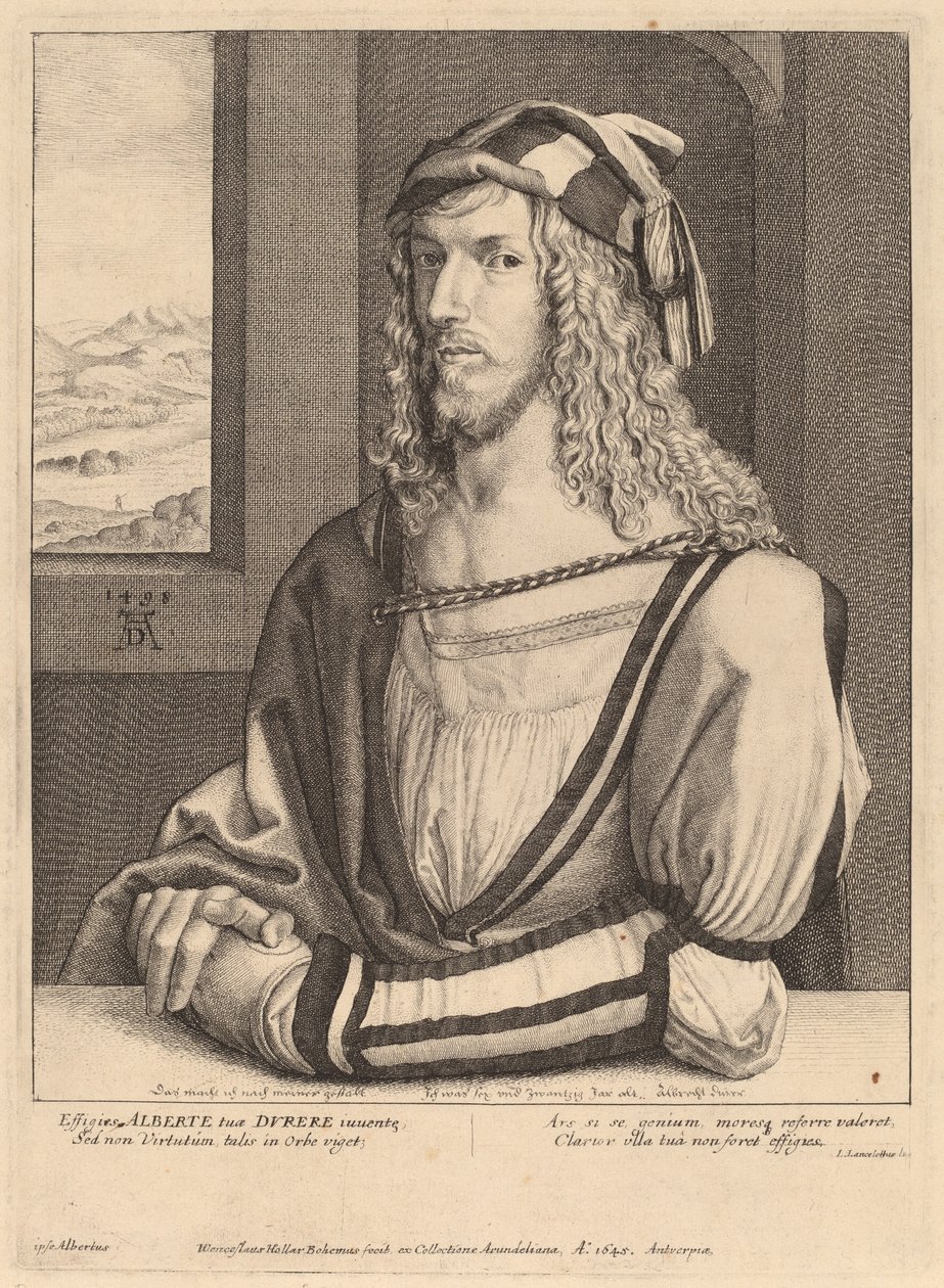 Albrecht Durer by Wenceslaus Hollar after Albrecht Dürer