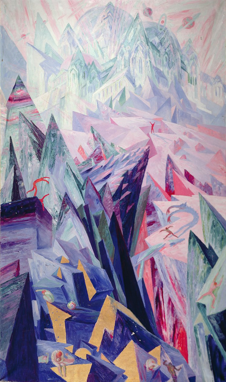 Way of the Genius, 1918 by Wenzel Hablik