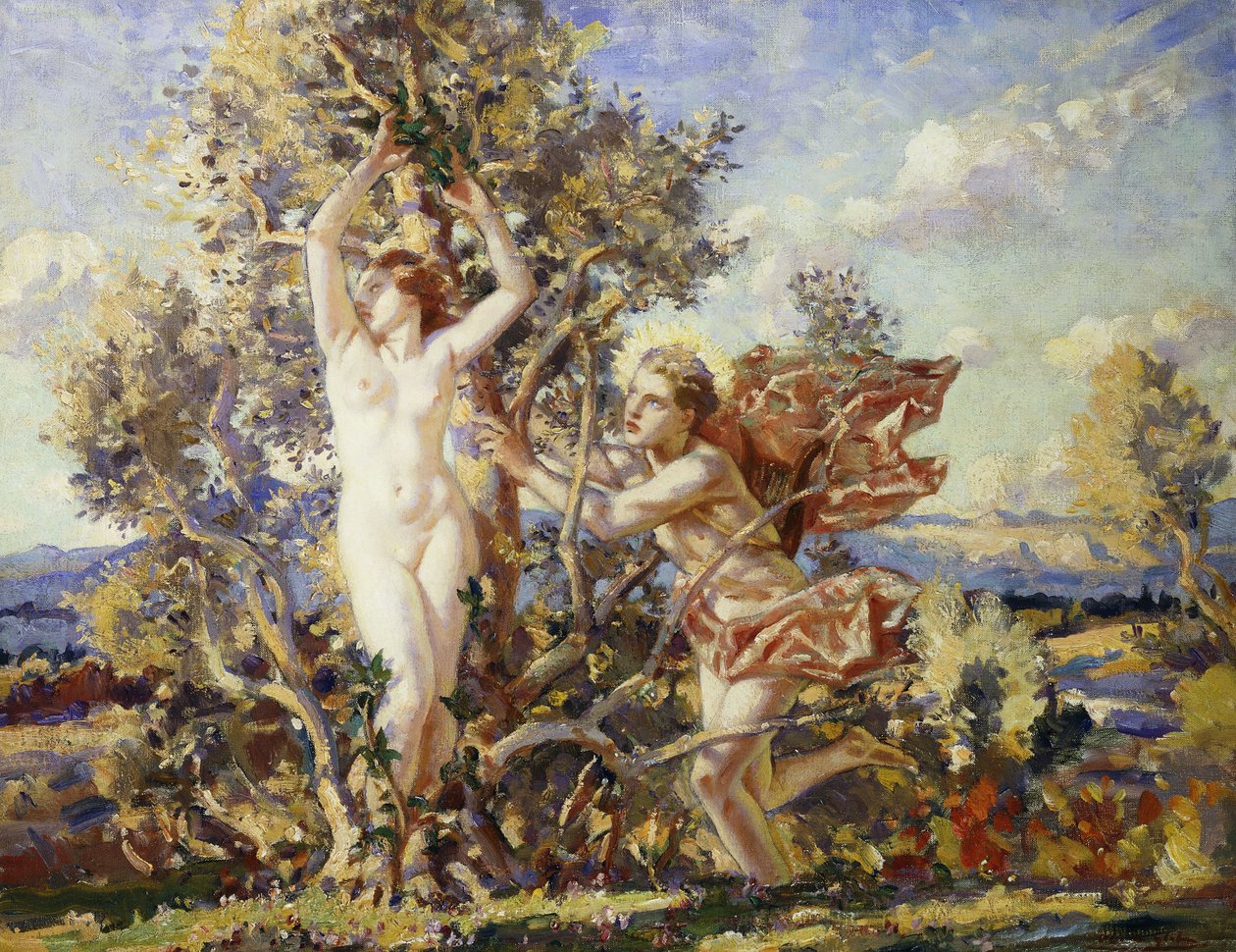 Apollo and Daphne by Wilfred Gabriel de Glehn