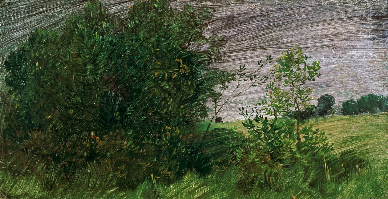 Landscape by Wilhelm Busch