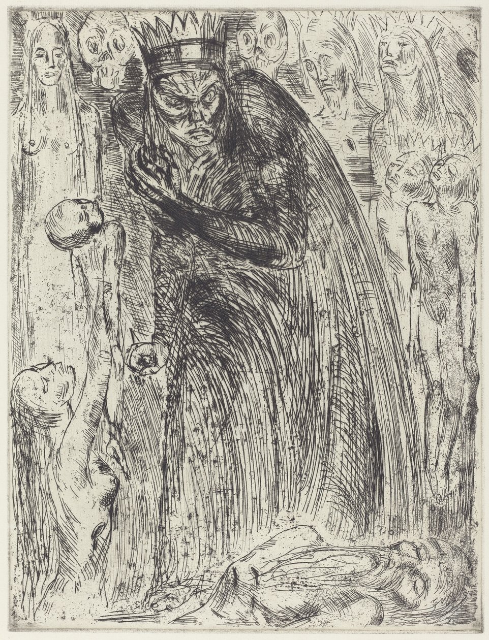 Macbeth V (The Vision of Lady Macbeth) by Wilhelm Lehmbruck