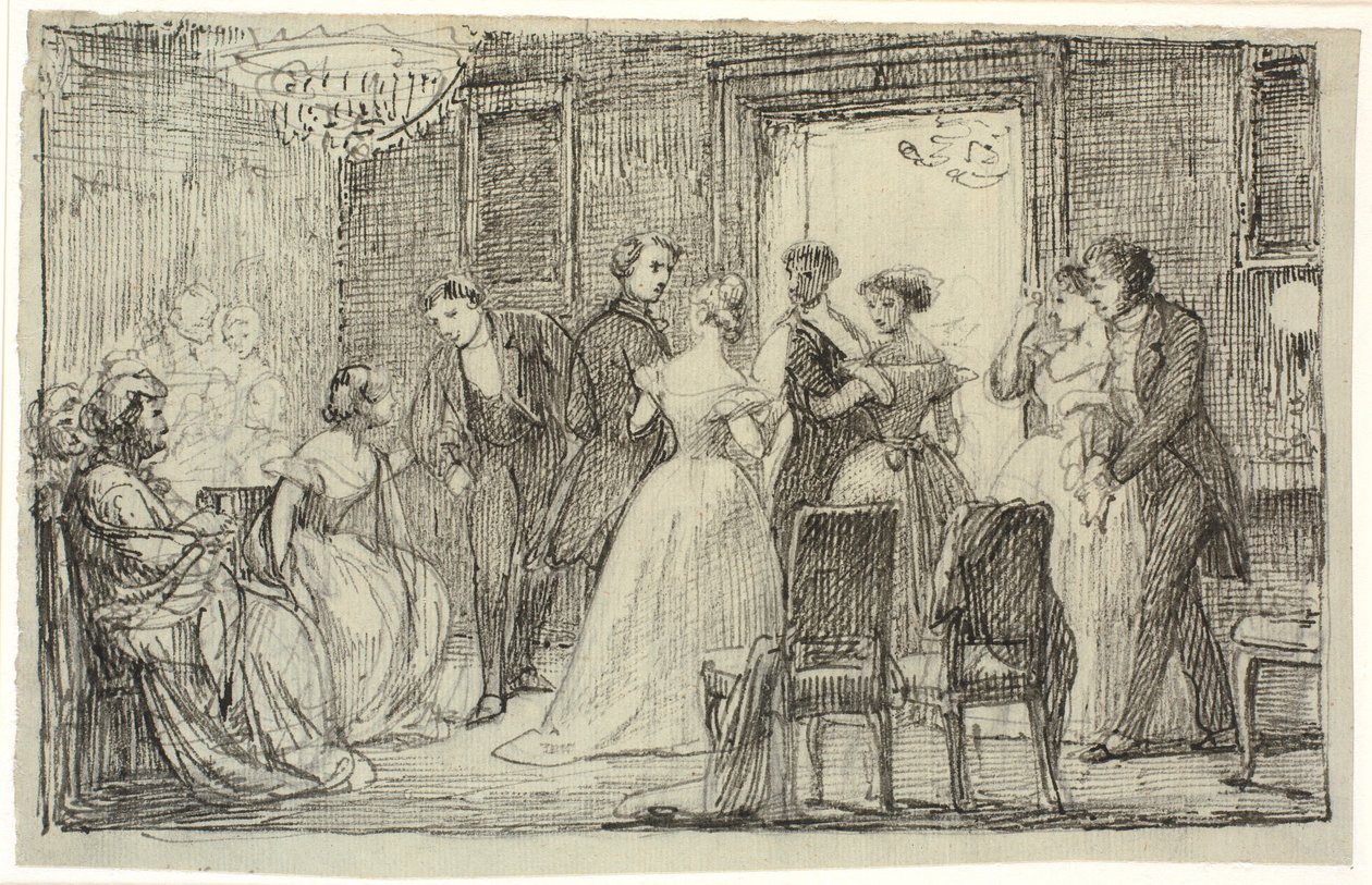 Ballet Begins by Wilhelm Marstrand