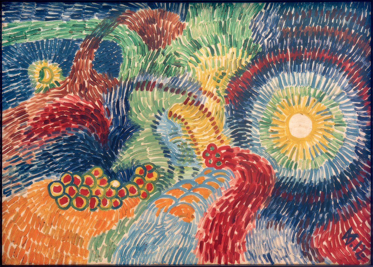 Astral Composition XII by Wilhelm Morgner