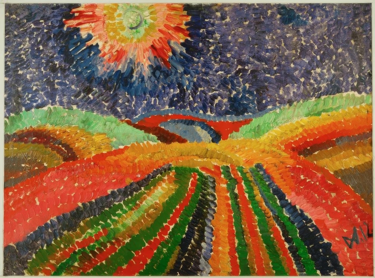 Country Road by Wilhelm Morgner