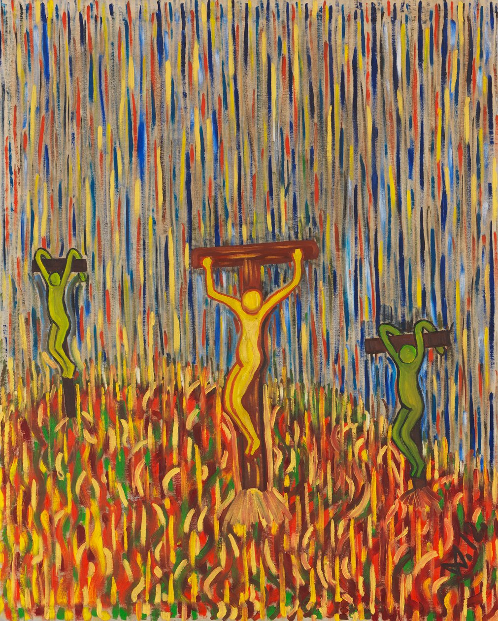 The Crucifixion by Wilhelm Morgner