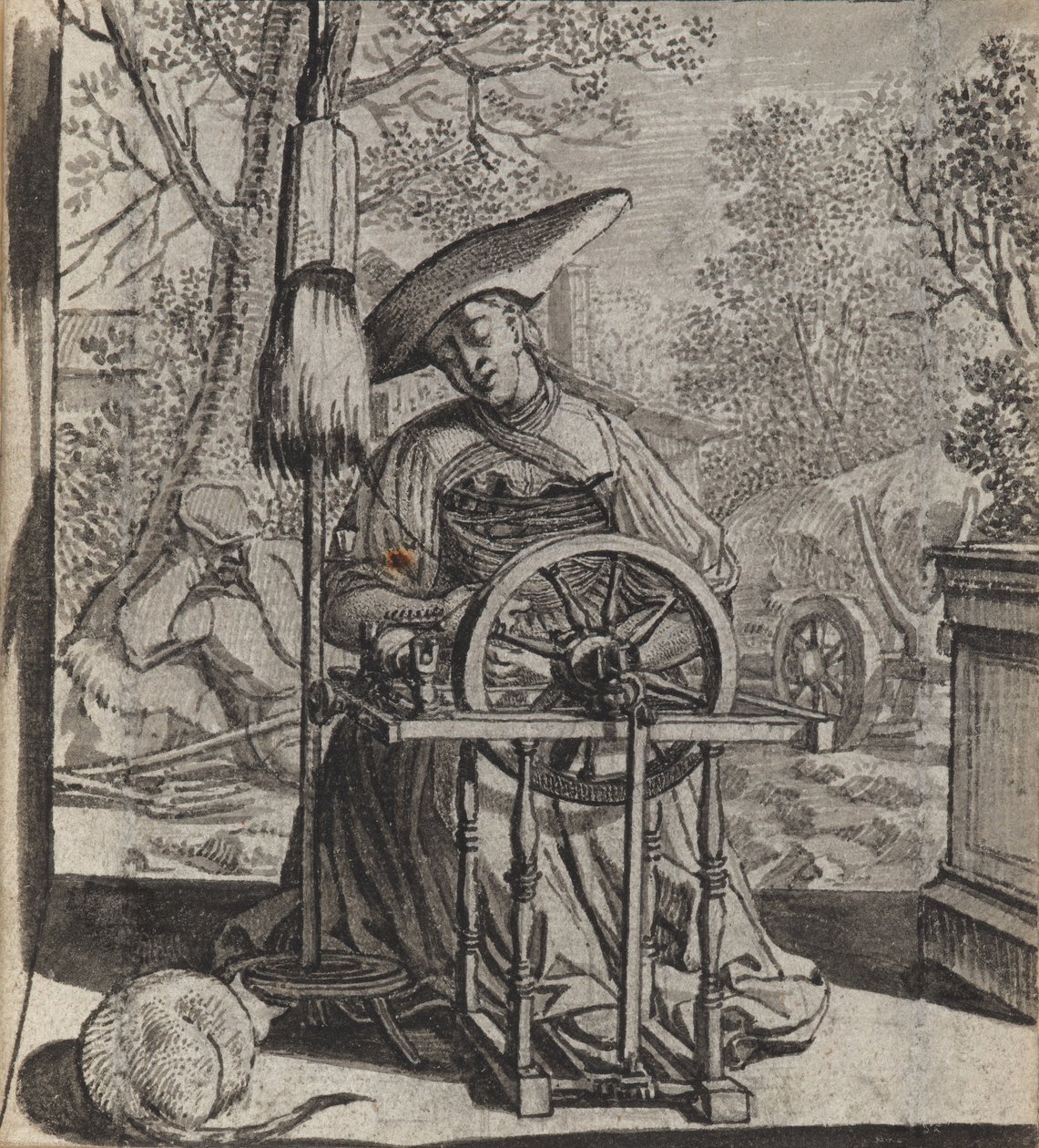 The Lazy Service-Messenger Jester by Wilhelm Stettler