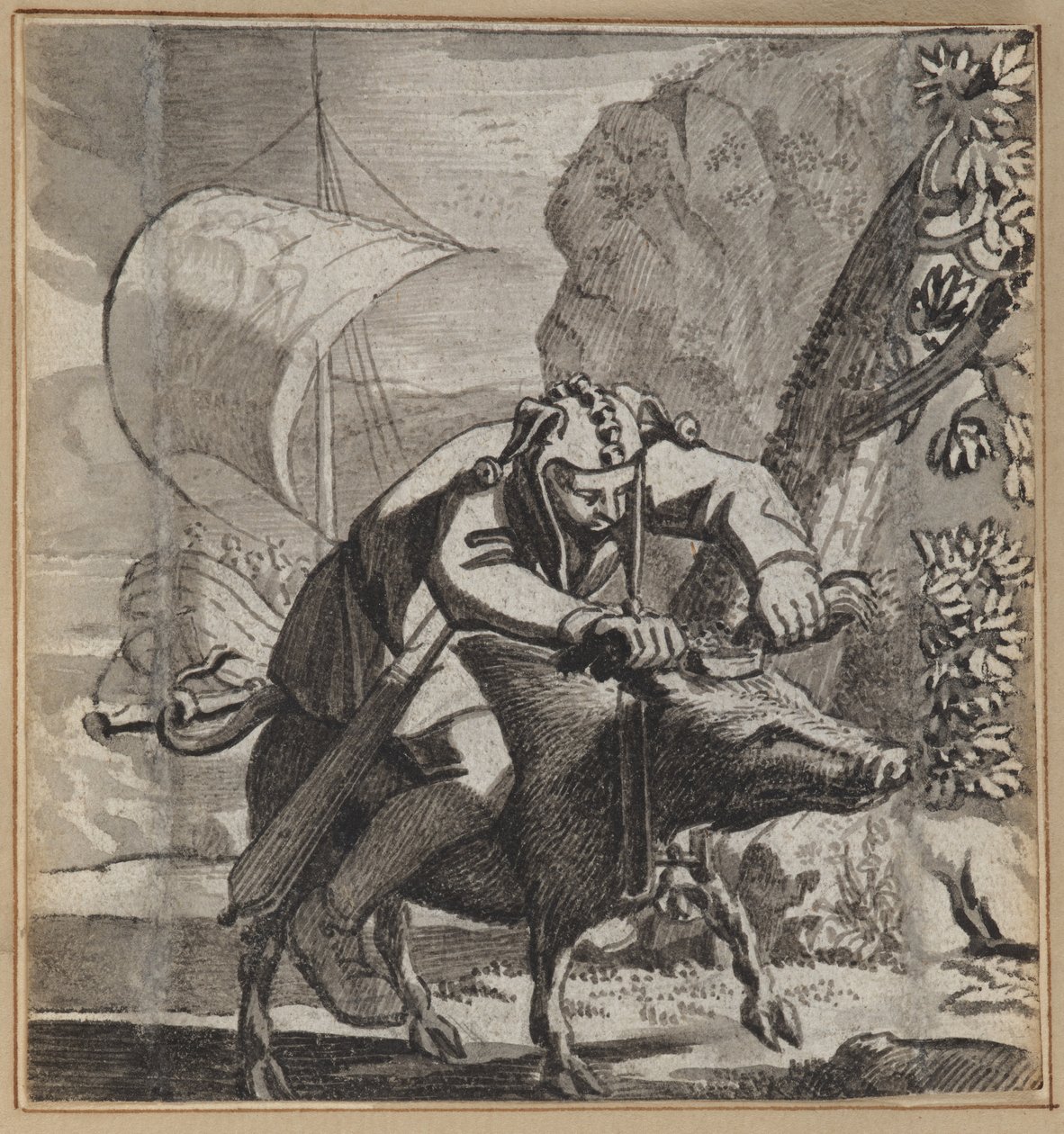The Sow-Quoting Jester by Wilhelm Stettler
