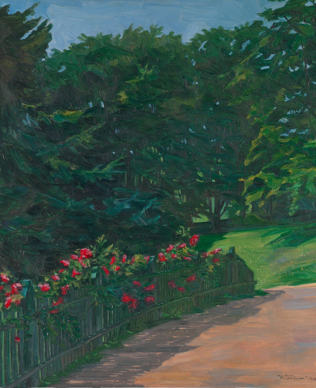 Landscape by Wilhelm Trübner