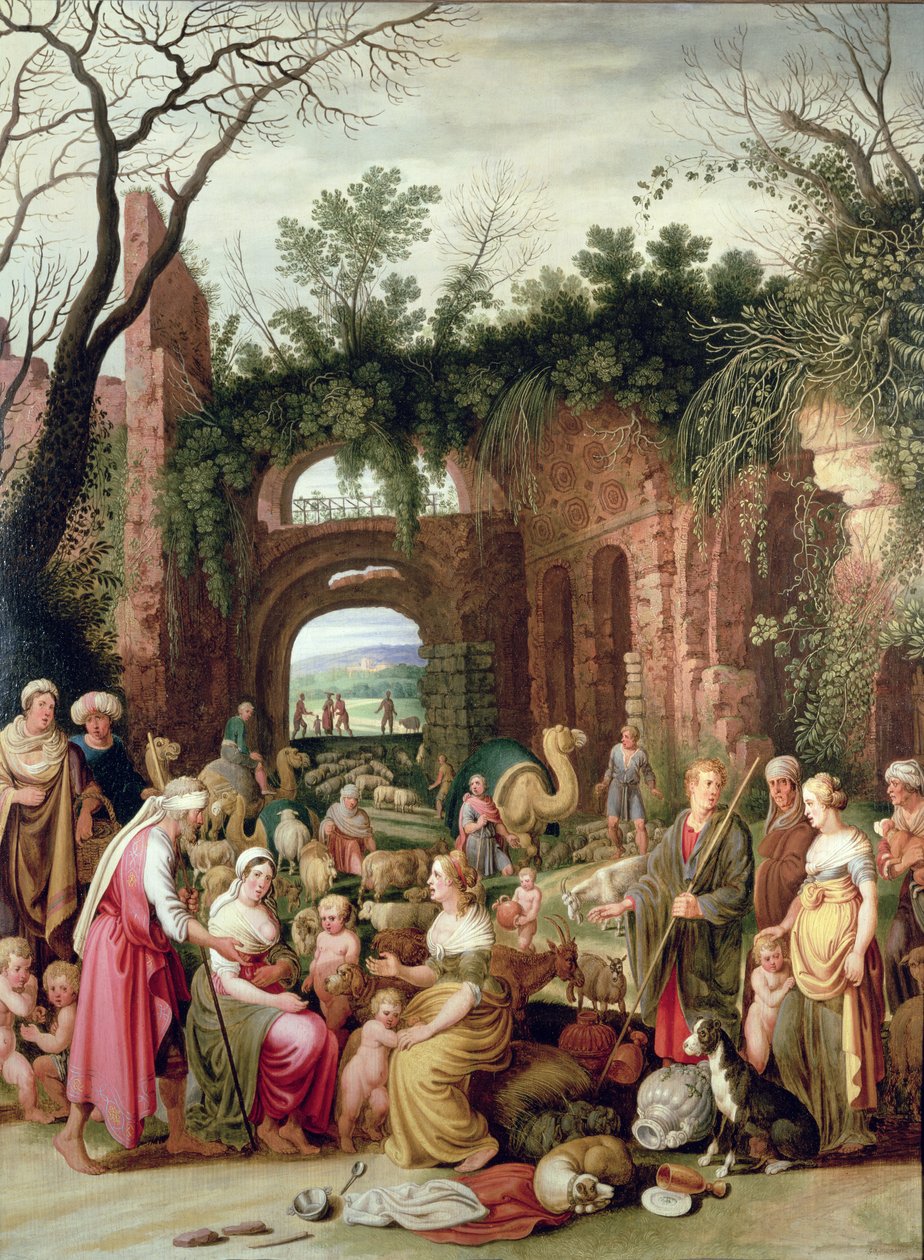 Laban Searching for the Stolen Teraphims Amongst Jacob