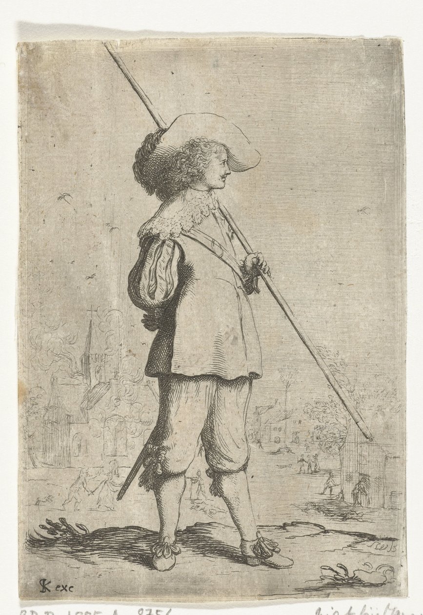 Standing Soldier by Willem Basse (attributed to)