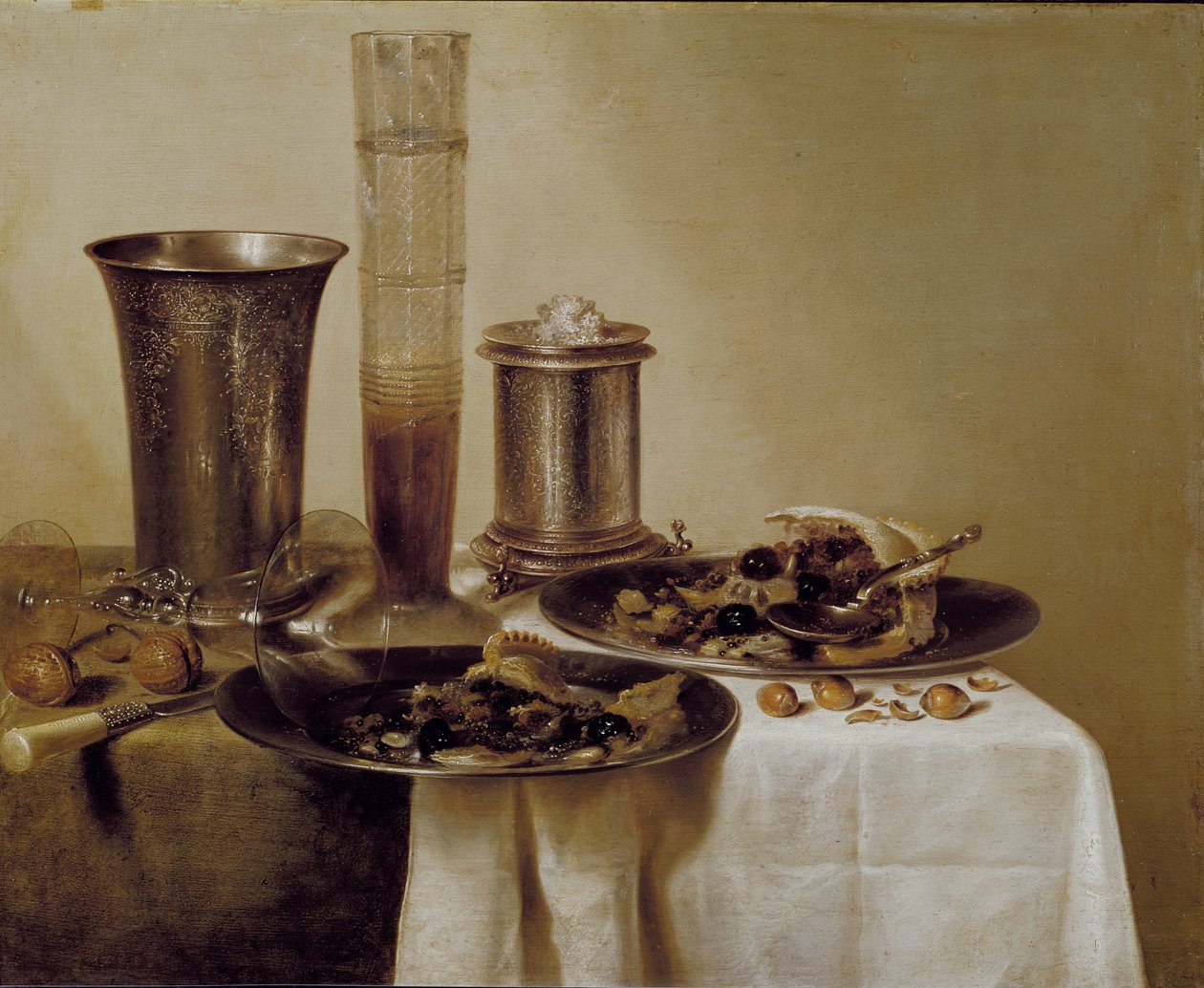 The Dessert, 1637 by Willem Claesz. Heda