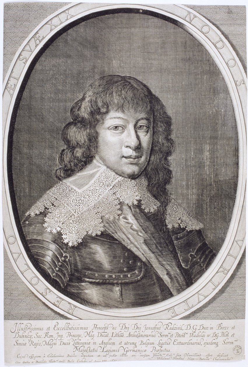 Janusz Radziwill (1612-55) by Willem Hondius