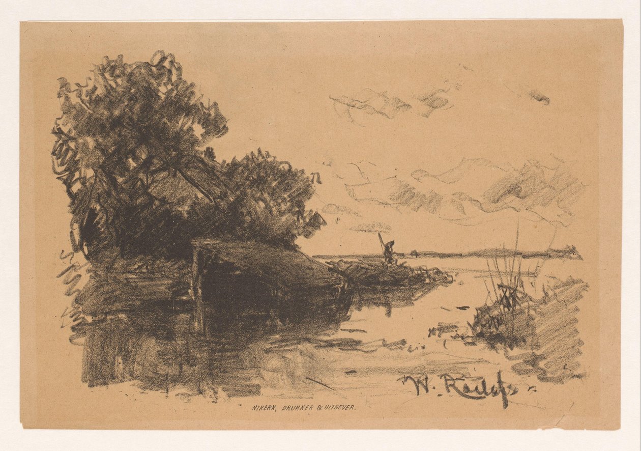 Polder Landscape by Willem Roelofs (I)