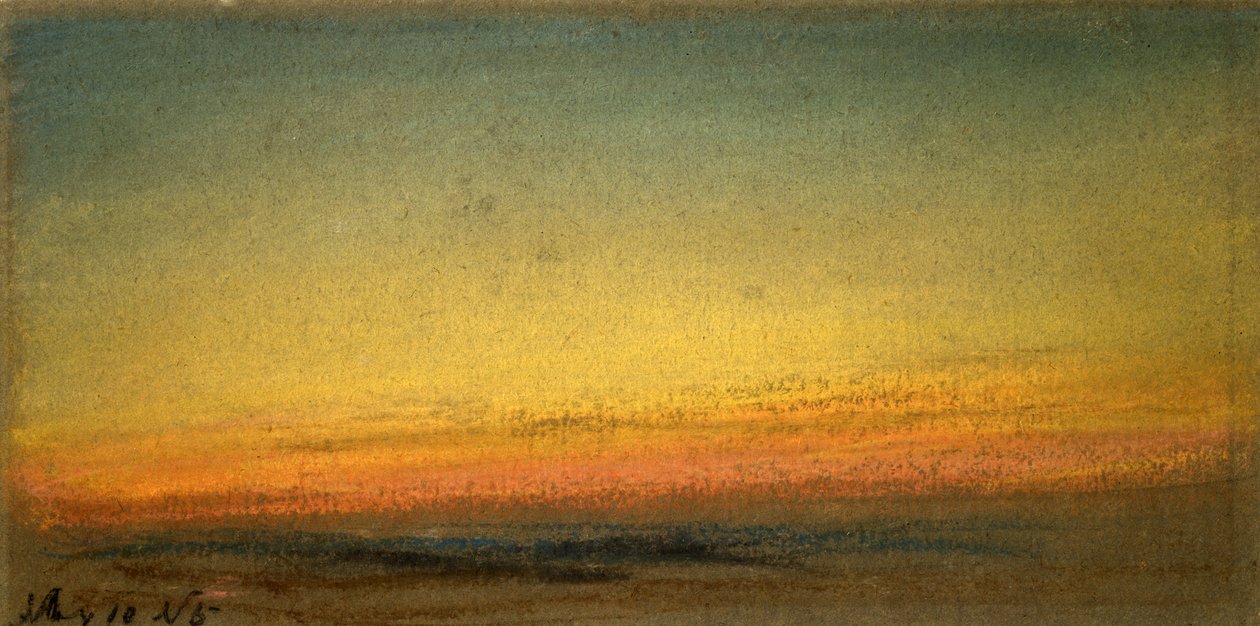 Sunset, 10th May 1884 by William Ascroft