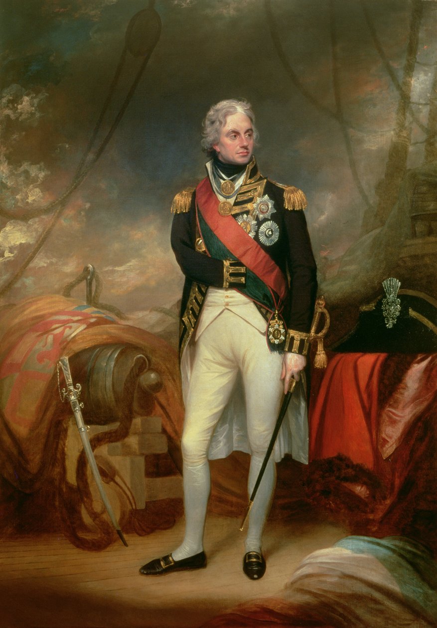 Portrait of Horatio, Viscount Nelson (1758-1805), 1801 by William Beechey