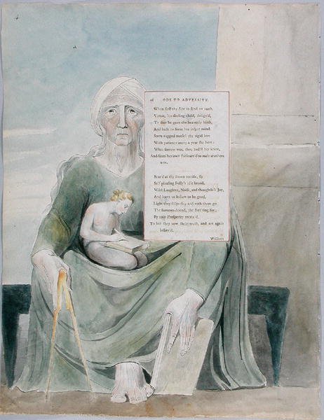 Ode to Adversity, Design 38 from The Poems of Thomas Gray by William Blake