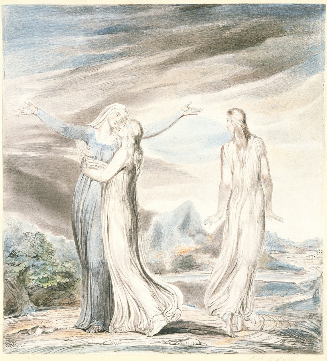 Ruth the Dutiful Daughter in Law by William Blake