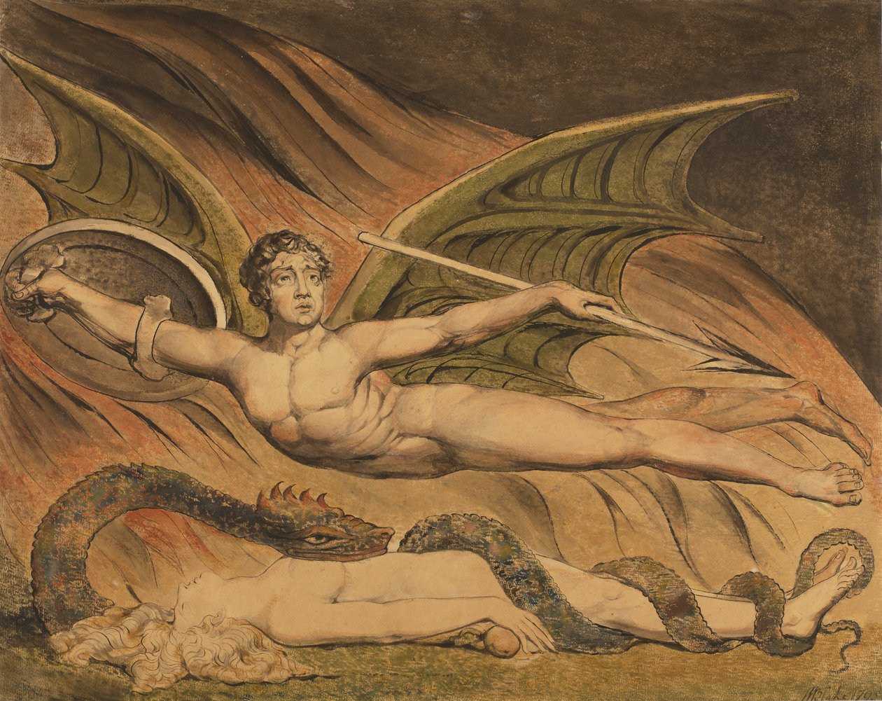 Satan Exulting over Eve by William Blake