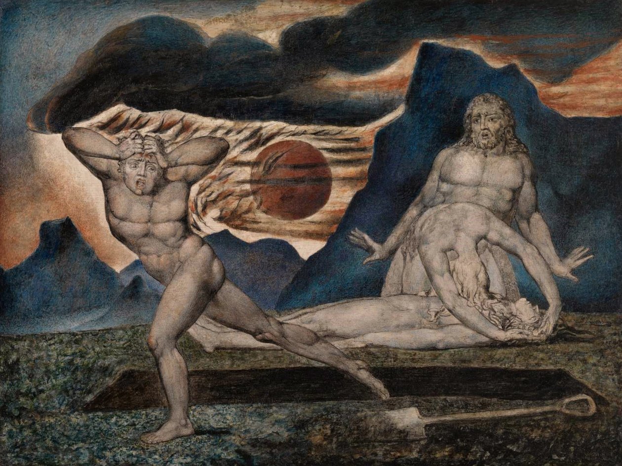 The Body of Abel Found by William Blake