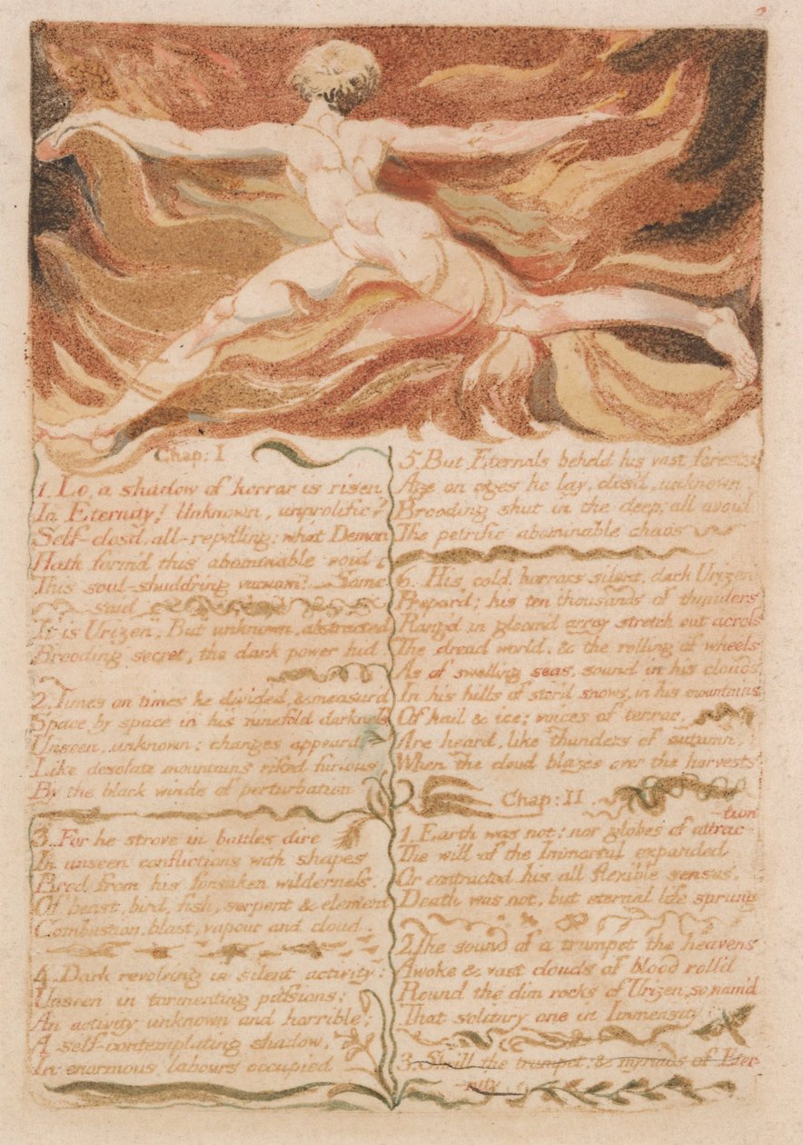 The First Book of Urizen, Plate 5 by William Blake