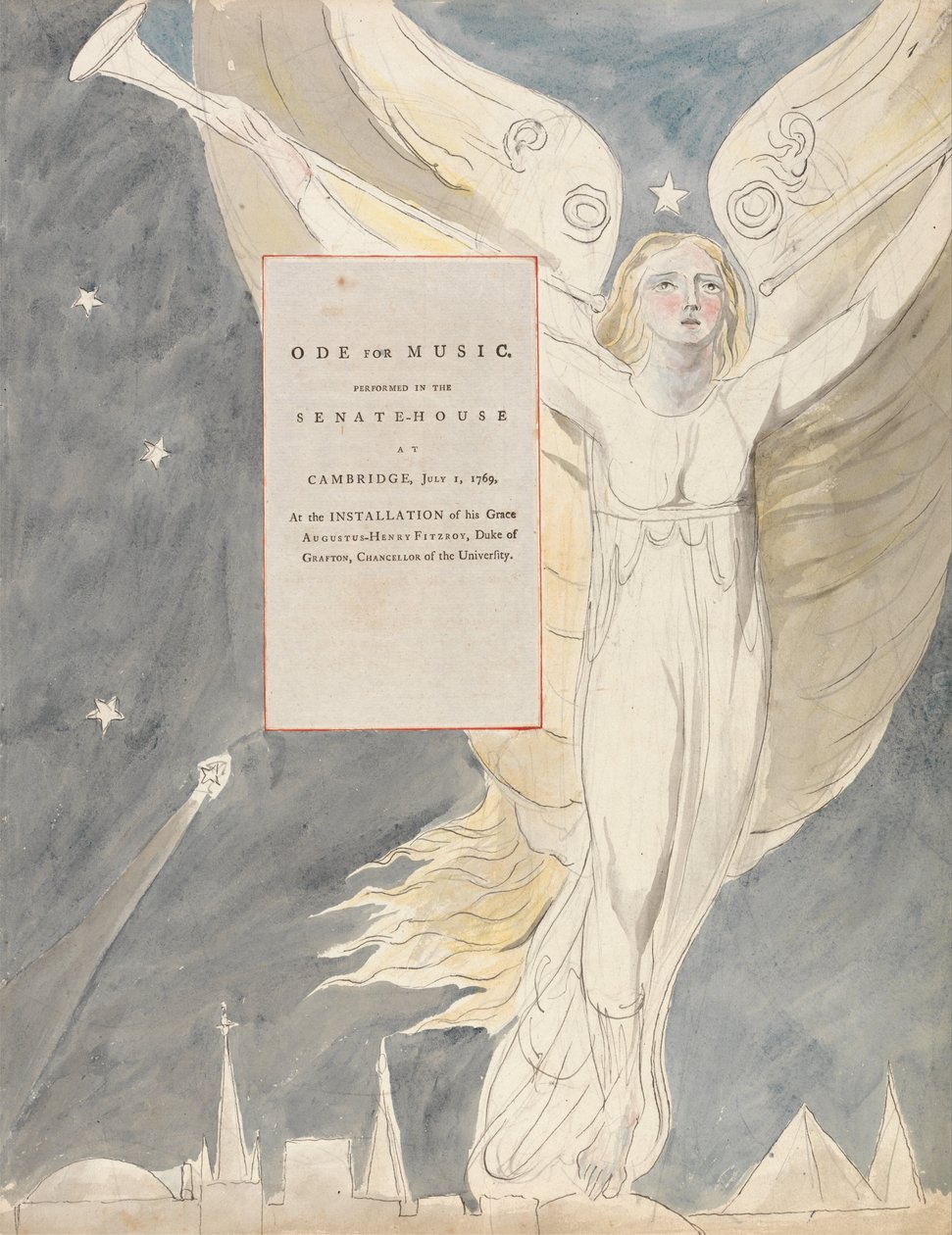 The Poems of Thomas Gray, Design 93 by William Blake