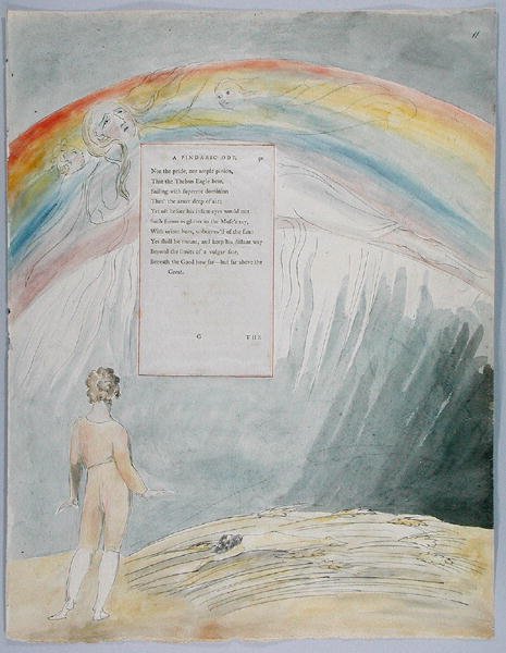The Progress of Poesy, Design 51 from The Poems of Thomas Gray by William Blake