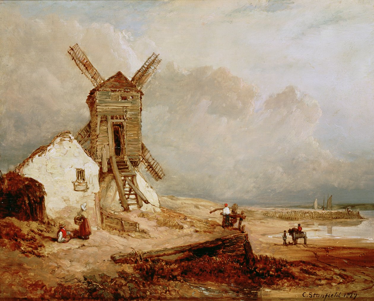 The Windmill by Clarkson Frederick Stanfield