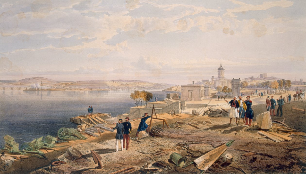 Sebastopol from the Rear of Fort Nicholas, Plate from 