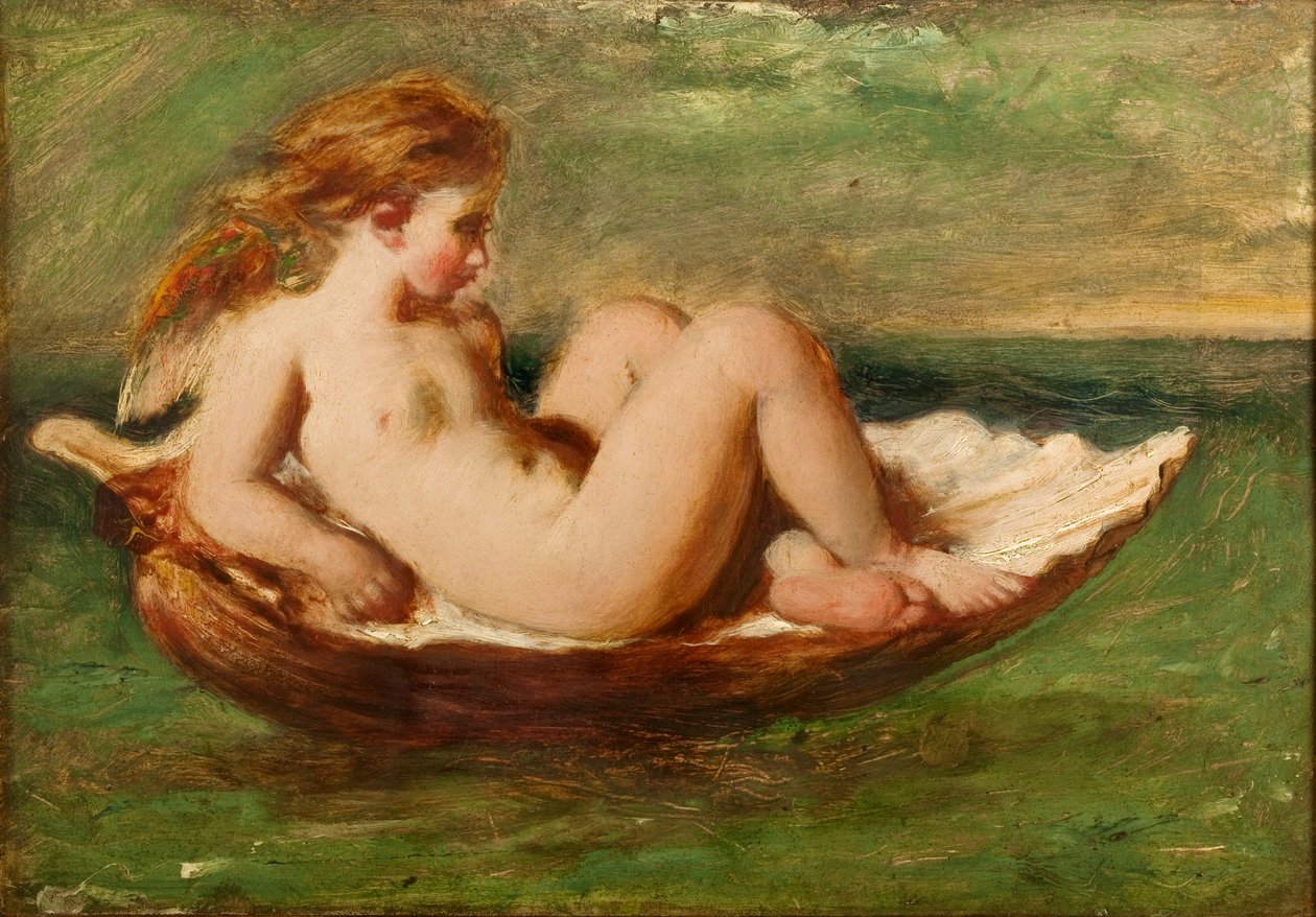 Cupid in a Shell by William Etty