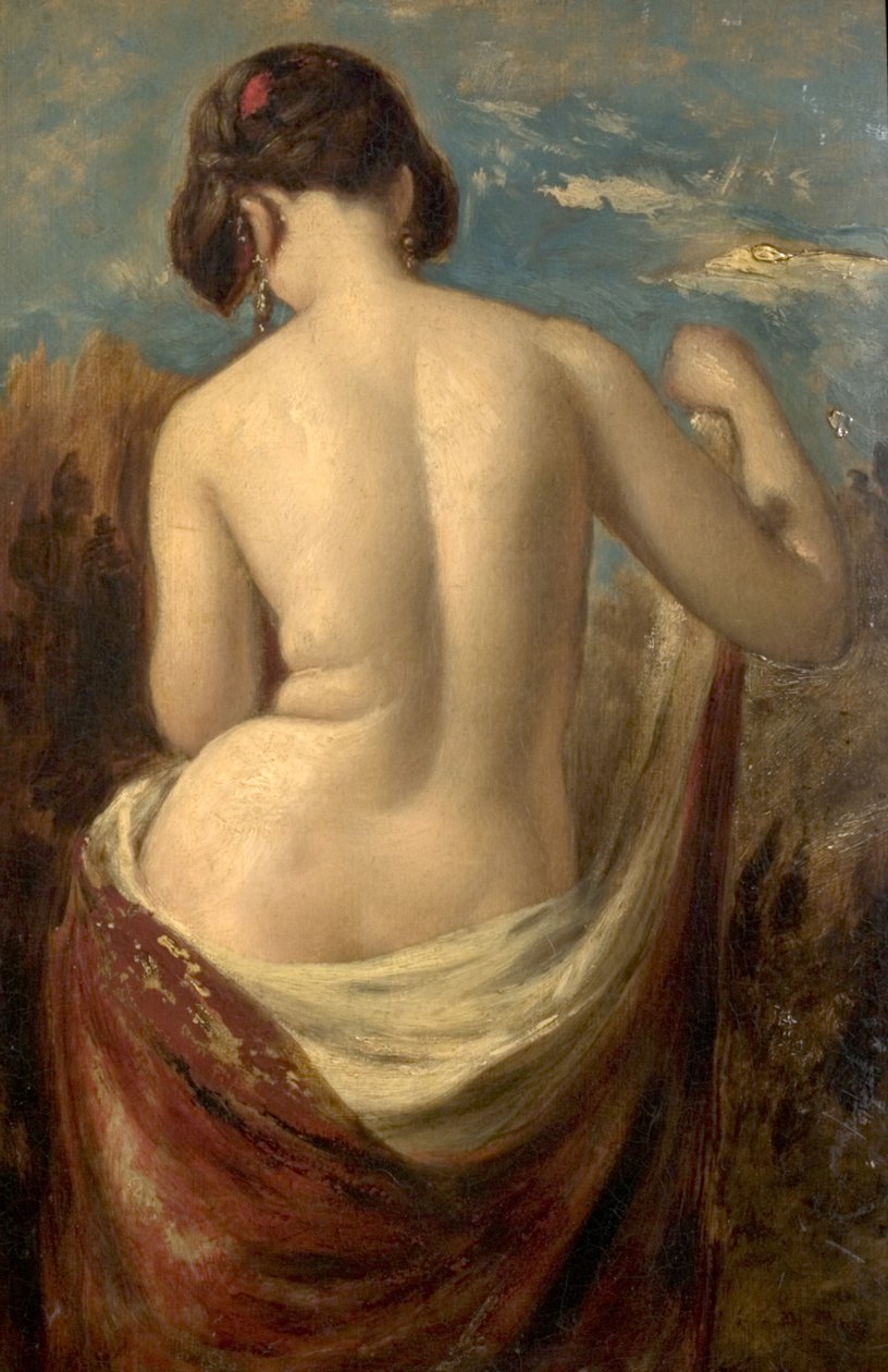 Study of a Half-Nude Figure by William Etty