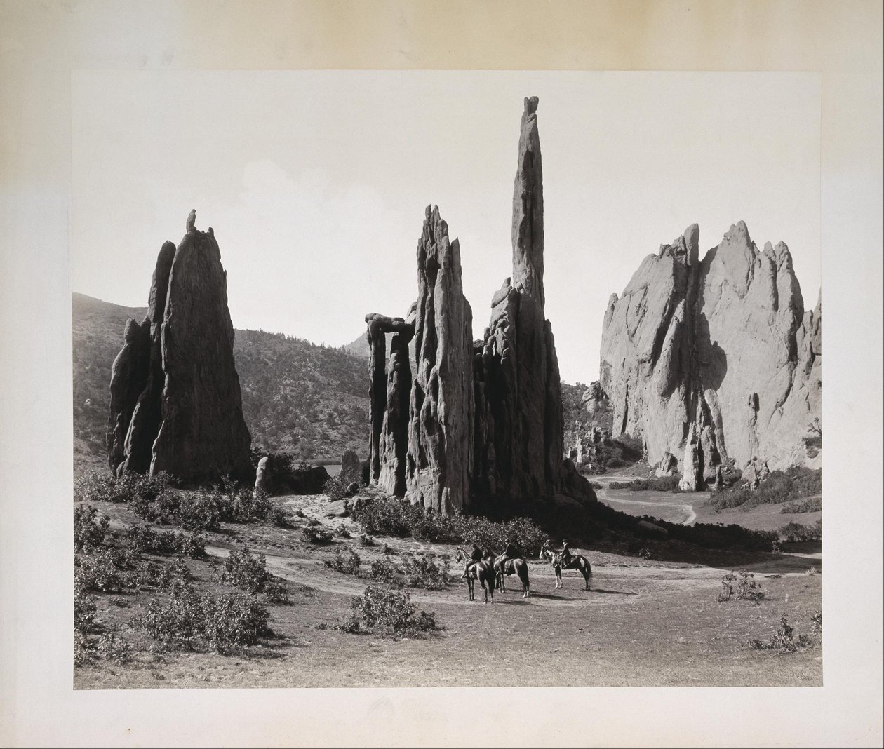 Cathedral Spires, Garden of the Gods, Colorado by William Henry Jackson