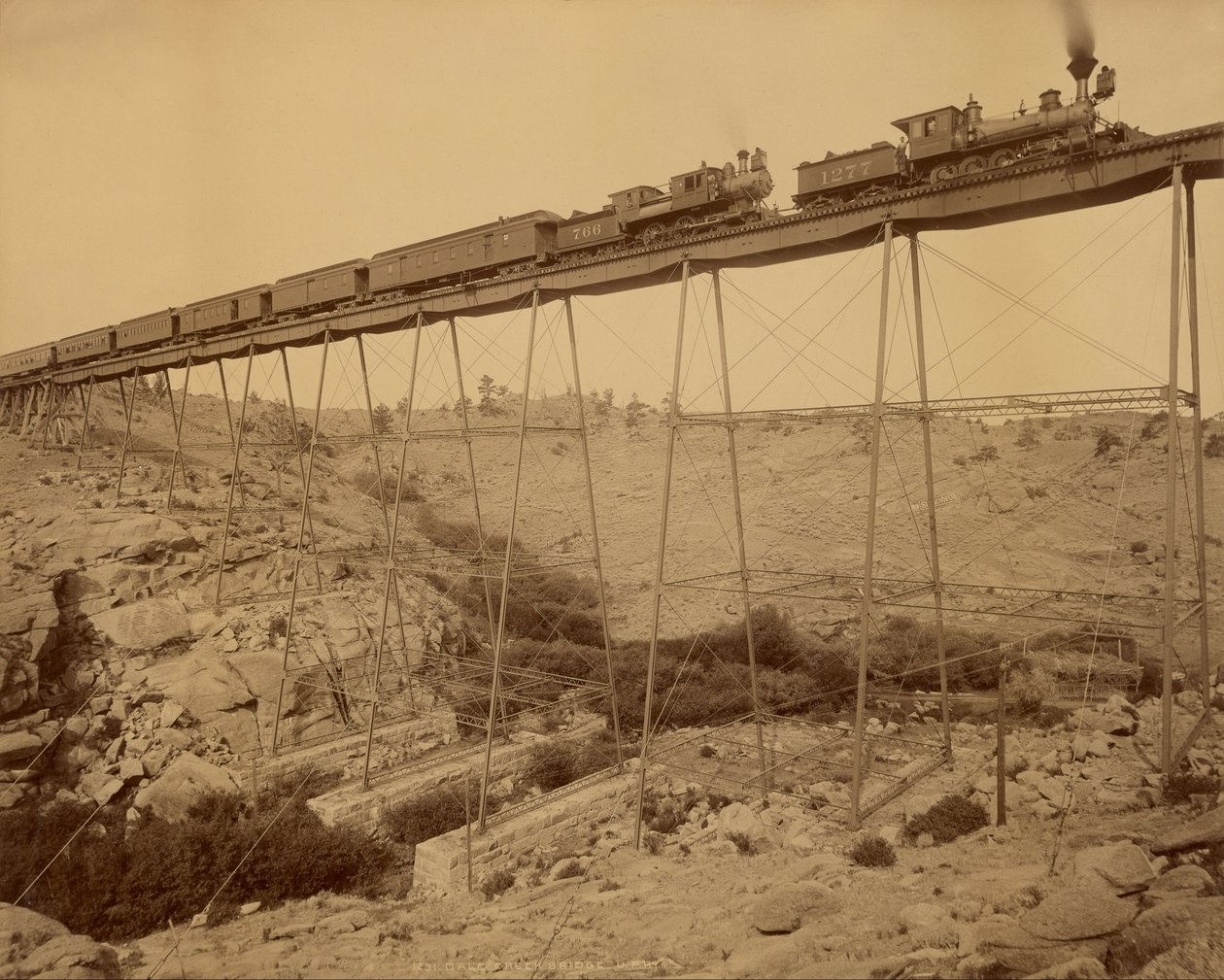 Dale Creek Bridge by William Henry Jackson