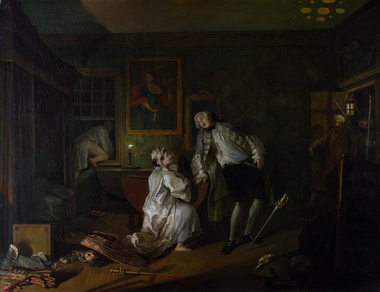 Marriage A-la-Mode: 5, The Bagnio by William Hogarth