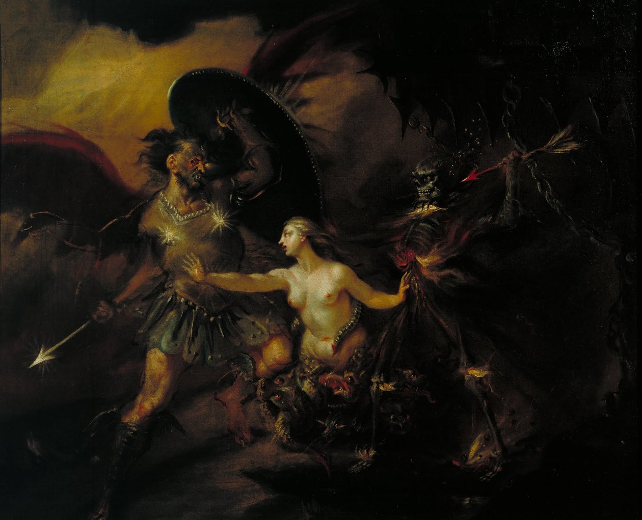 Satan, Sin and Death (A Scene from Milton