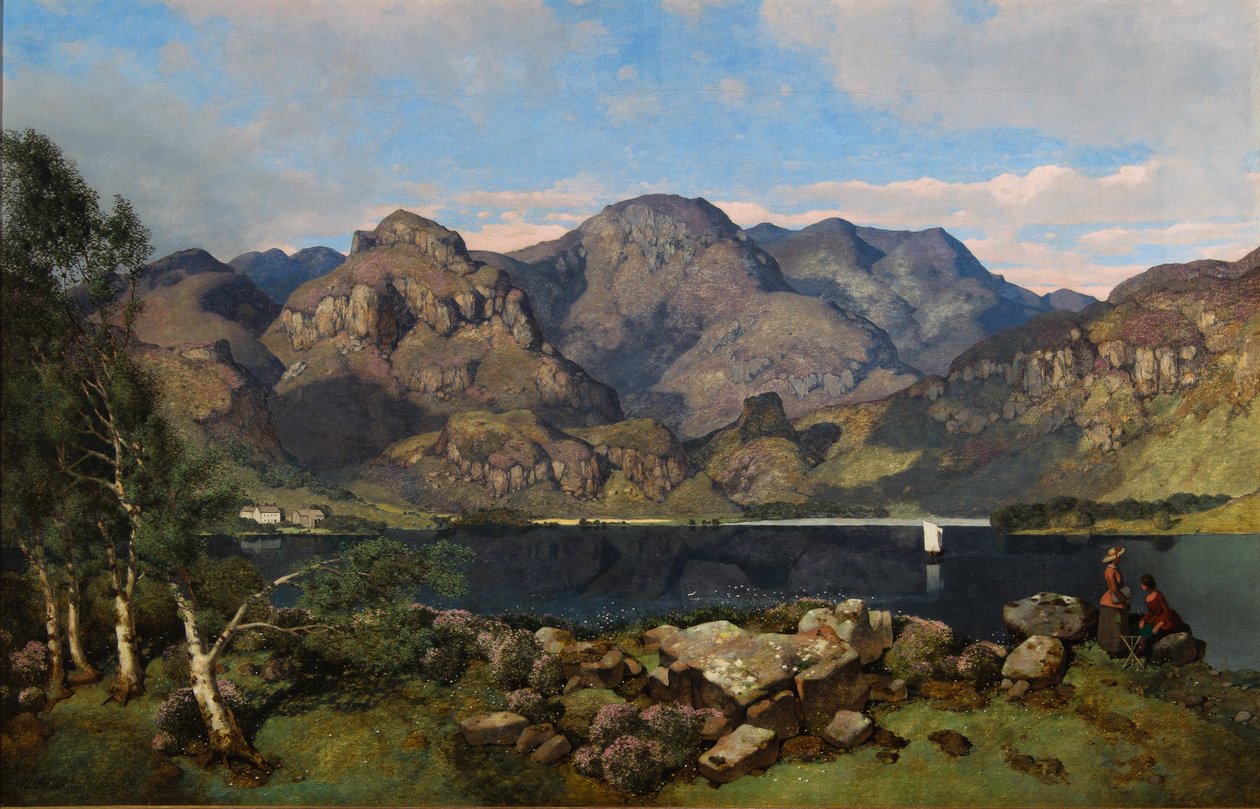 Derwentwater Looking Towards Borrowdale by William James Blacklock