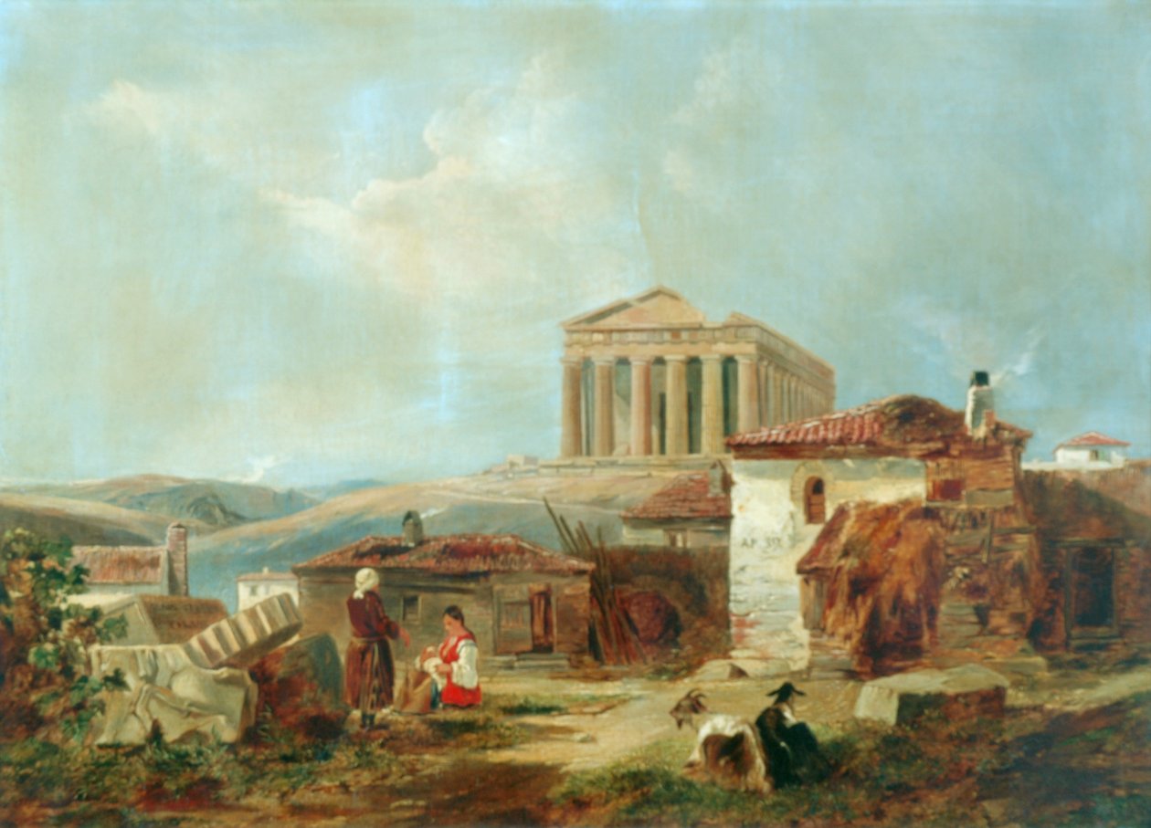 Athens With The Acropolis by William James Muller