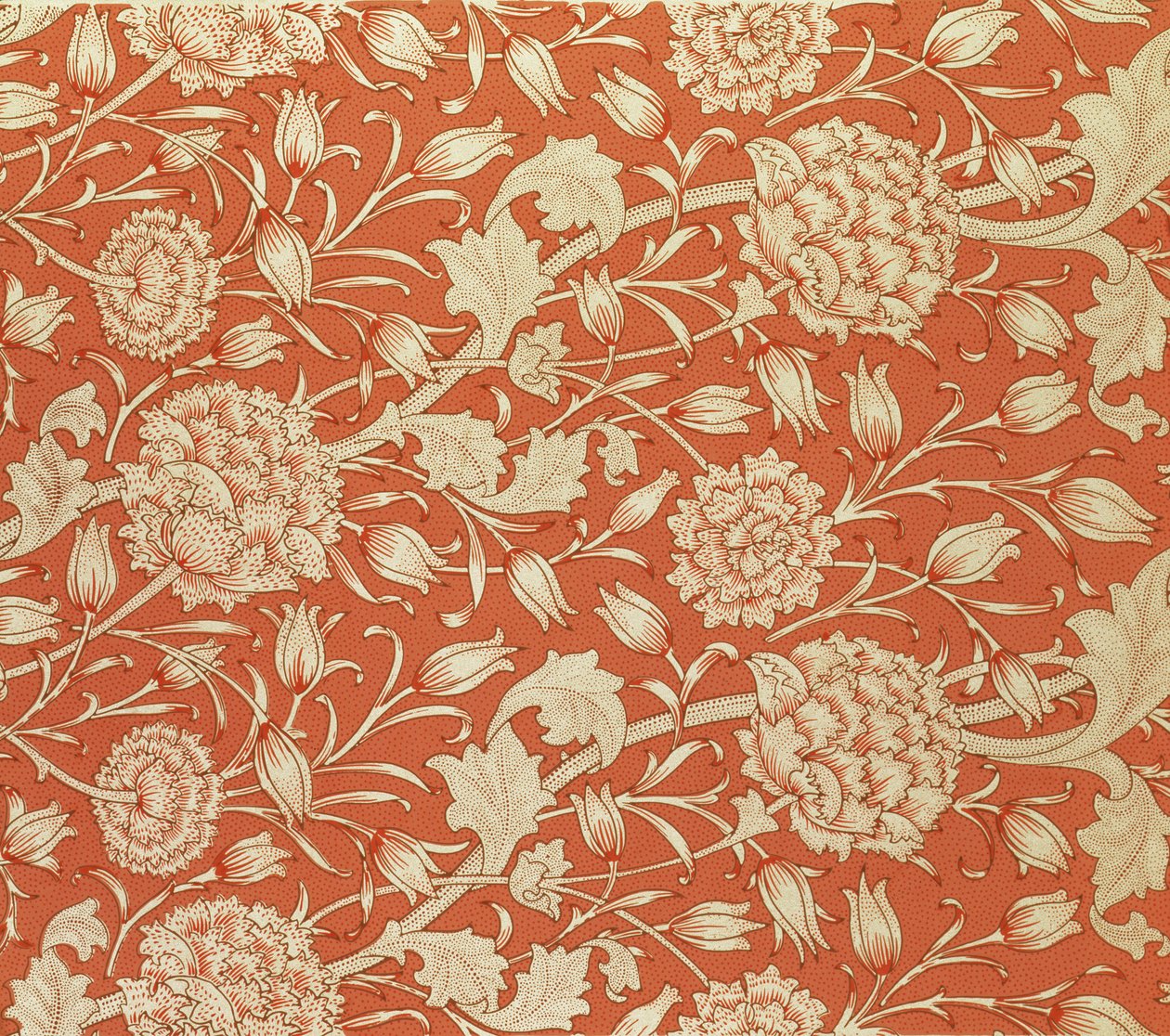 Tulip wallpaper design, 1875 by William Morris