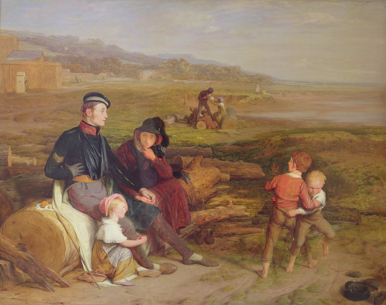 The Convalescent from the Battle of Waterloo by William Mulready