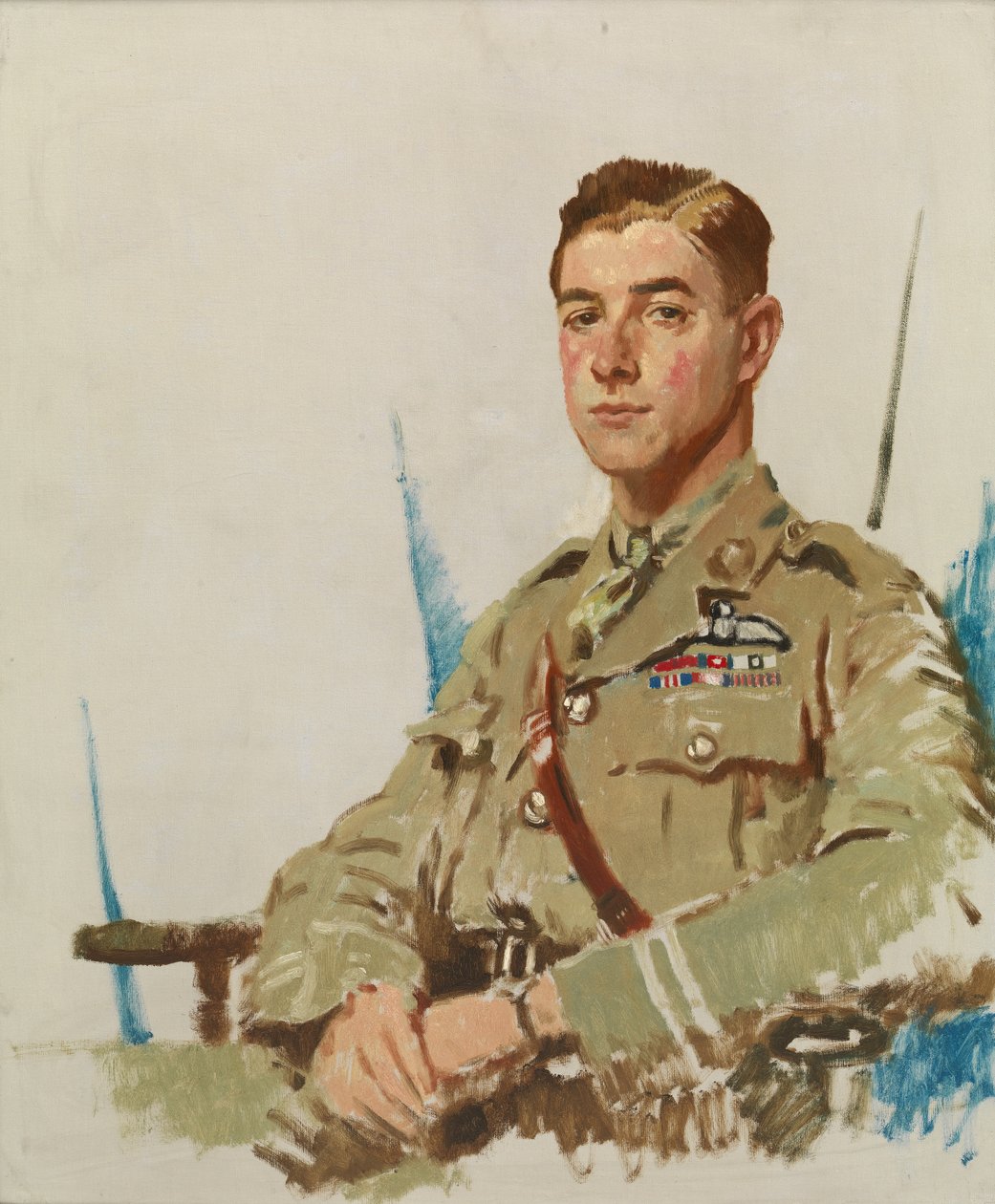 Portrait of James McCudden by William Orpen