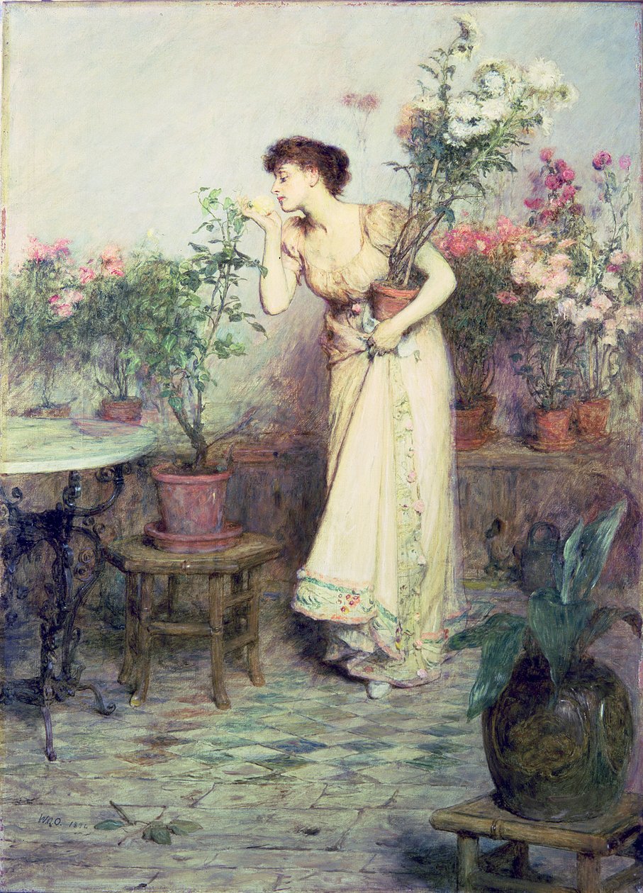 In the Conservatory by William Quiller Orchardson