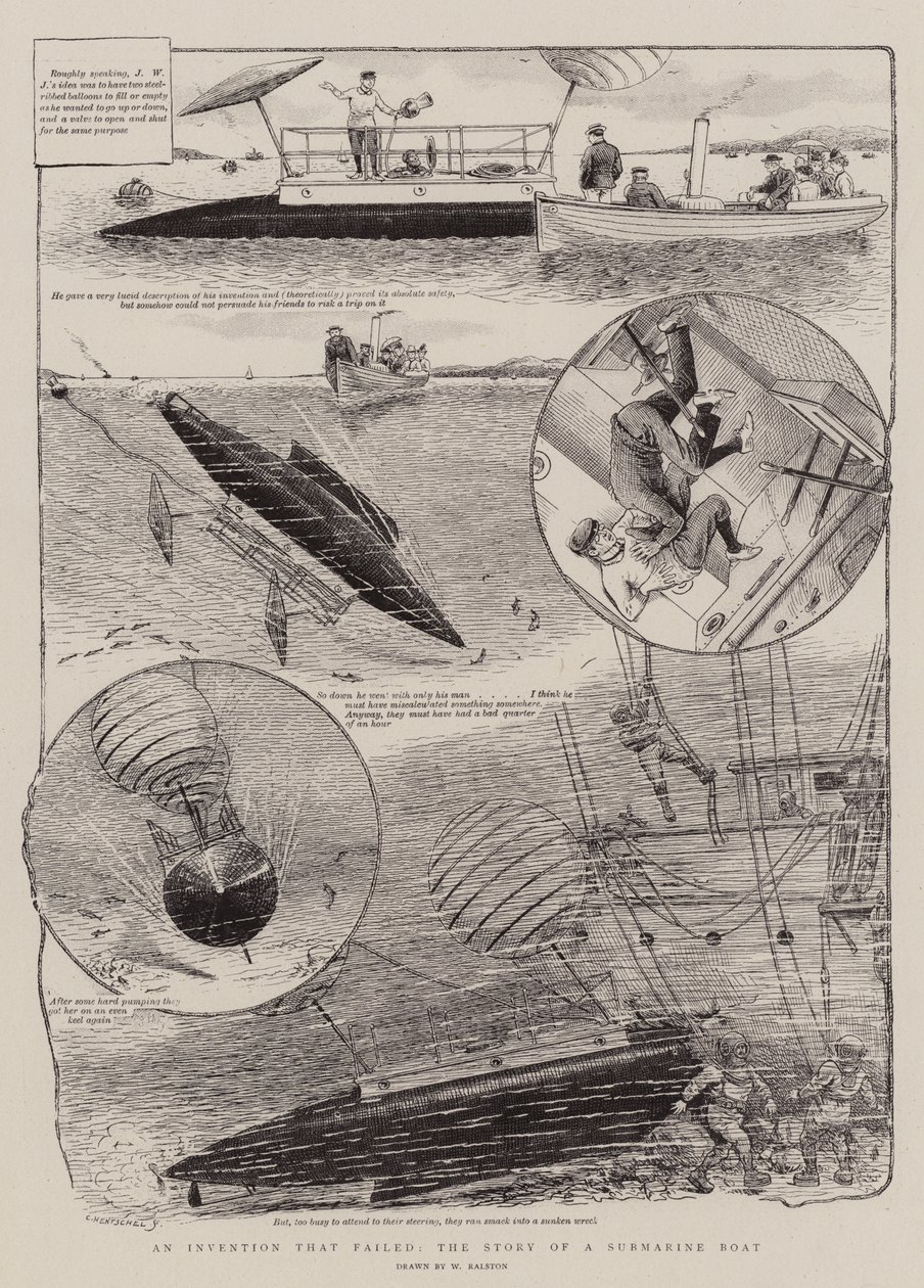 An Invention That Failed, The Story of a Submarine Boat by William Ralston