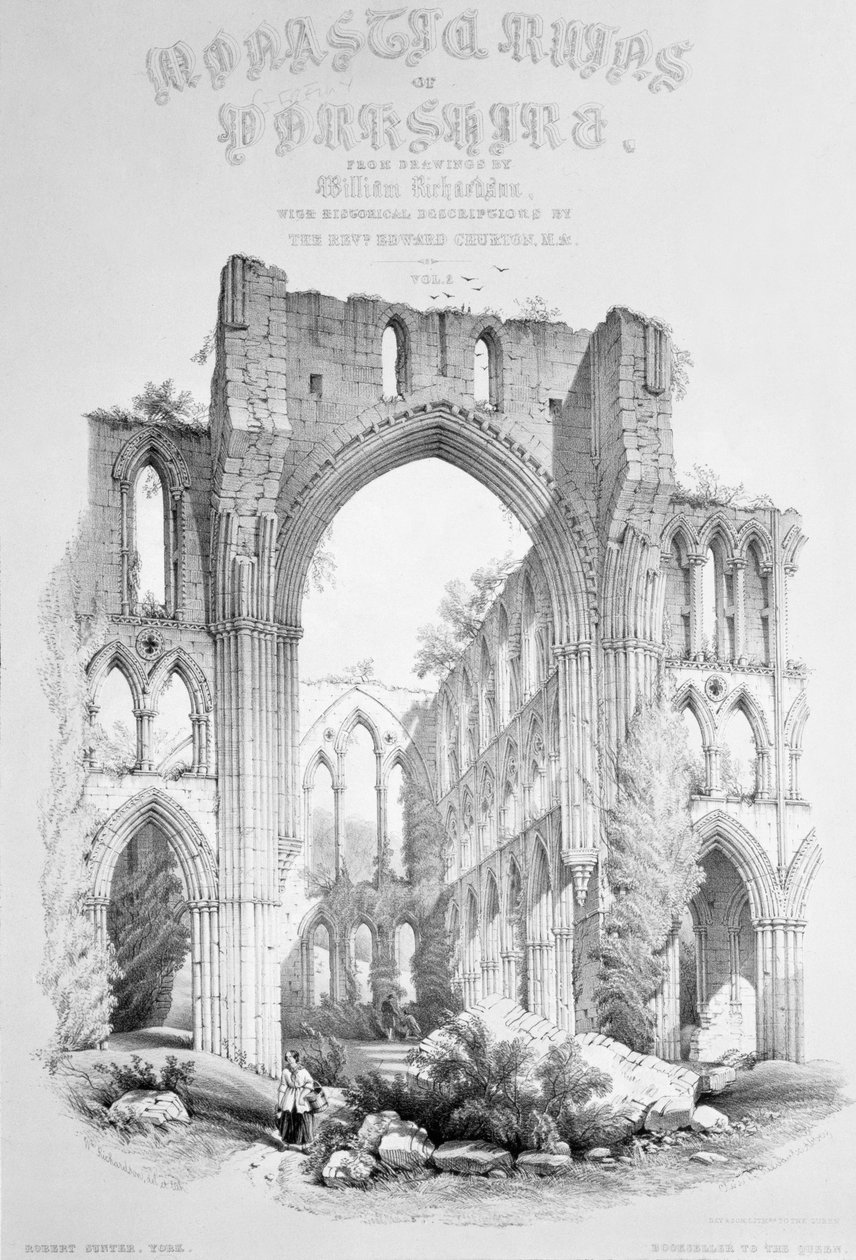 Rievaulx Abbey, from the Title Page of 