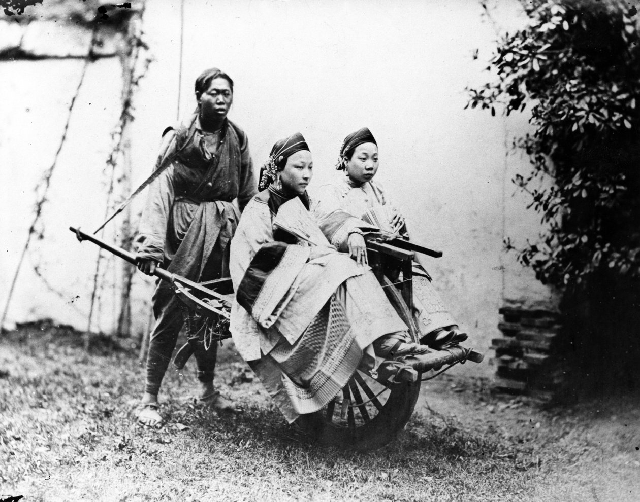 Shanghai Barrow Taxi, c.1870s by William Saunders
